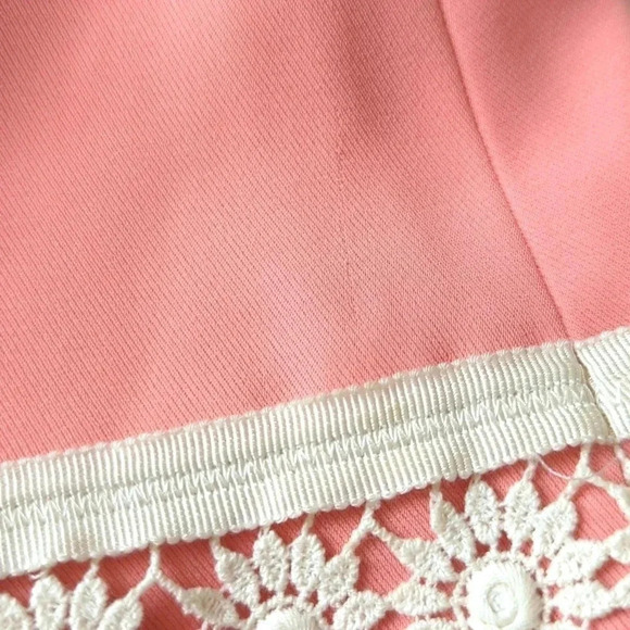 Moschino Pink Floral Lace Dress - Picture 9 of 11